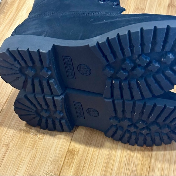 Timberland Big Kids Black Combat Boots - Picture 4 of 6